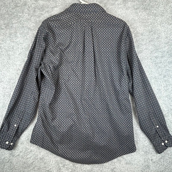 Brooks Brothers Regent Men's Long Sleeve Button Down Micro Paisley Print Size L - Picture 5 of 10